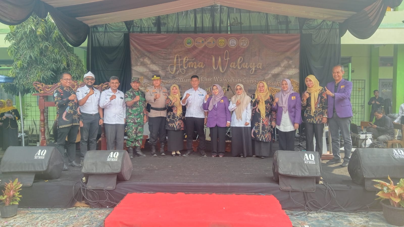 Polsek Ciamis Hadiri Kegiatan Ajang Kreativitas Pelepasan Siswa Kelas XII SMAN 1 Ciamis