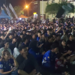 Ribuan Bobotoh Padati Polres Banjar Saat Nobar Persib vs PSM