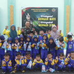 Siswa PAUD Roushotul Harissyah Belajar Nasionalisme Lewat Outing Class di Kodim 0612 Tasikmalaya