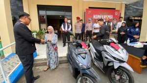 Satreskrim Polres Tasikmalaya Tangkap Pelaku Curanmor