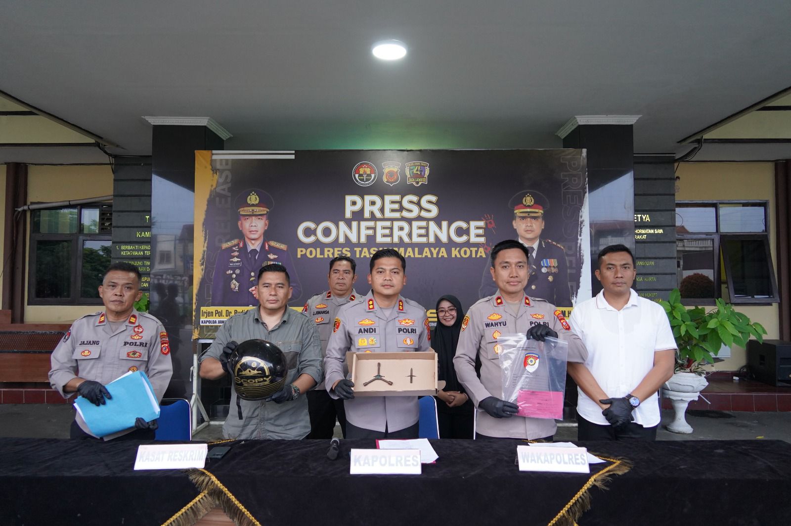 Polres Tasikmalaya Kota Ungkap 9 Kasus Curanmor, Residivis Dibekuk Polisi
