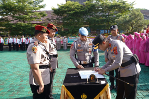 Polresta Tasikmalaya Rotasi Wakapolres dan Kasat Reskrim