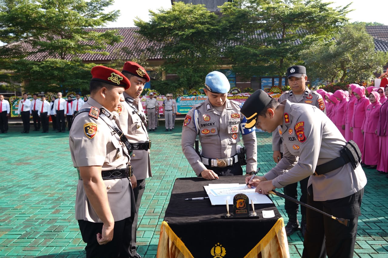 Polresta Tasikmalaya Rotasi Wakapolres dan Kasat Reskrim