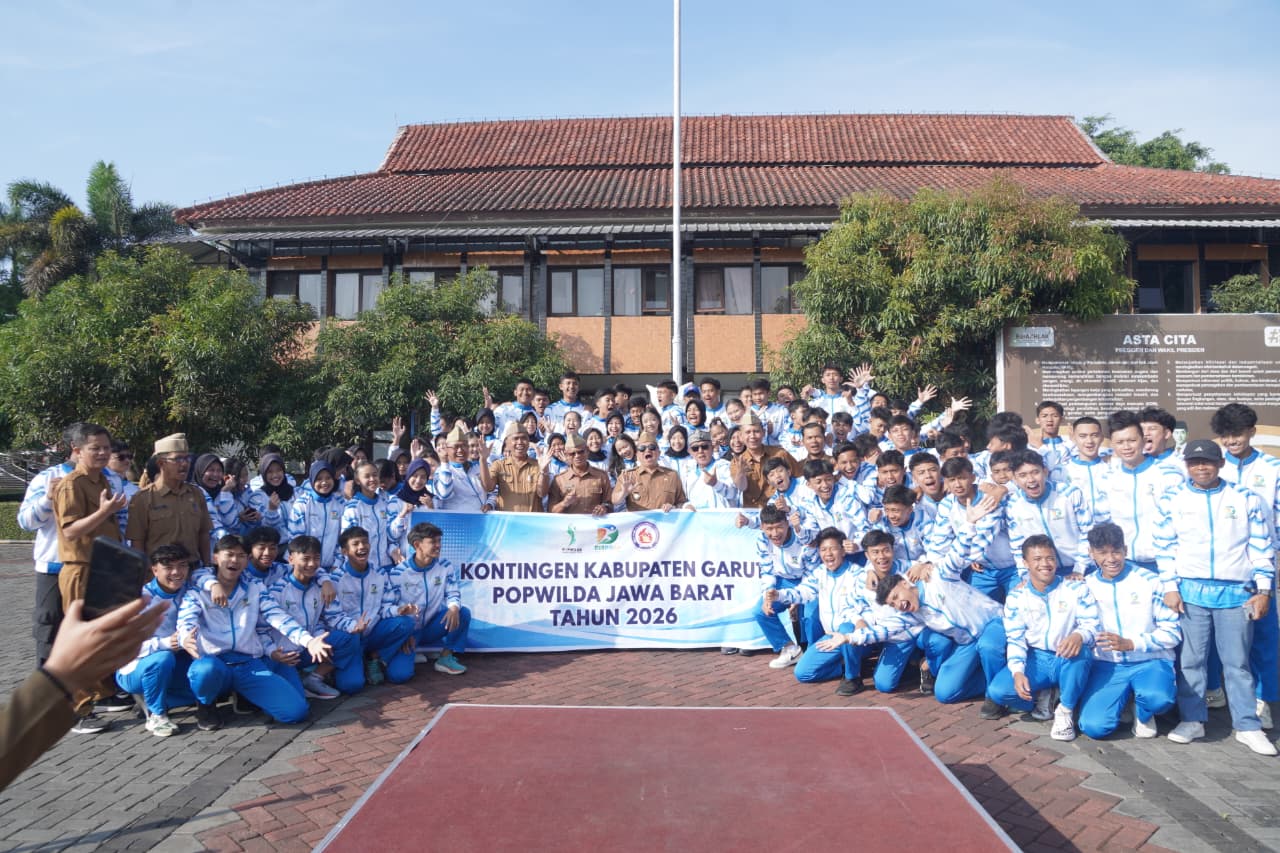Bupati Garut Lepas 89 Atlet Popwilda Jabar 2026, Dorong Prestasi dan Karakter Generasi Muda GARUT – Bupati Garut Abdusy Syakur