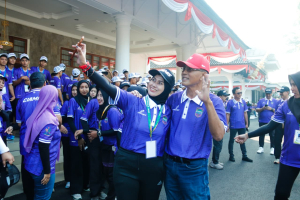 Bupati Ciamis Lepas Atlet POPWILDA dan PORSENITAS Menuju Prestasi Gemilang