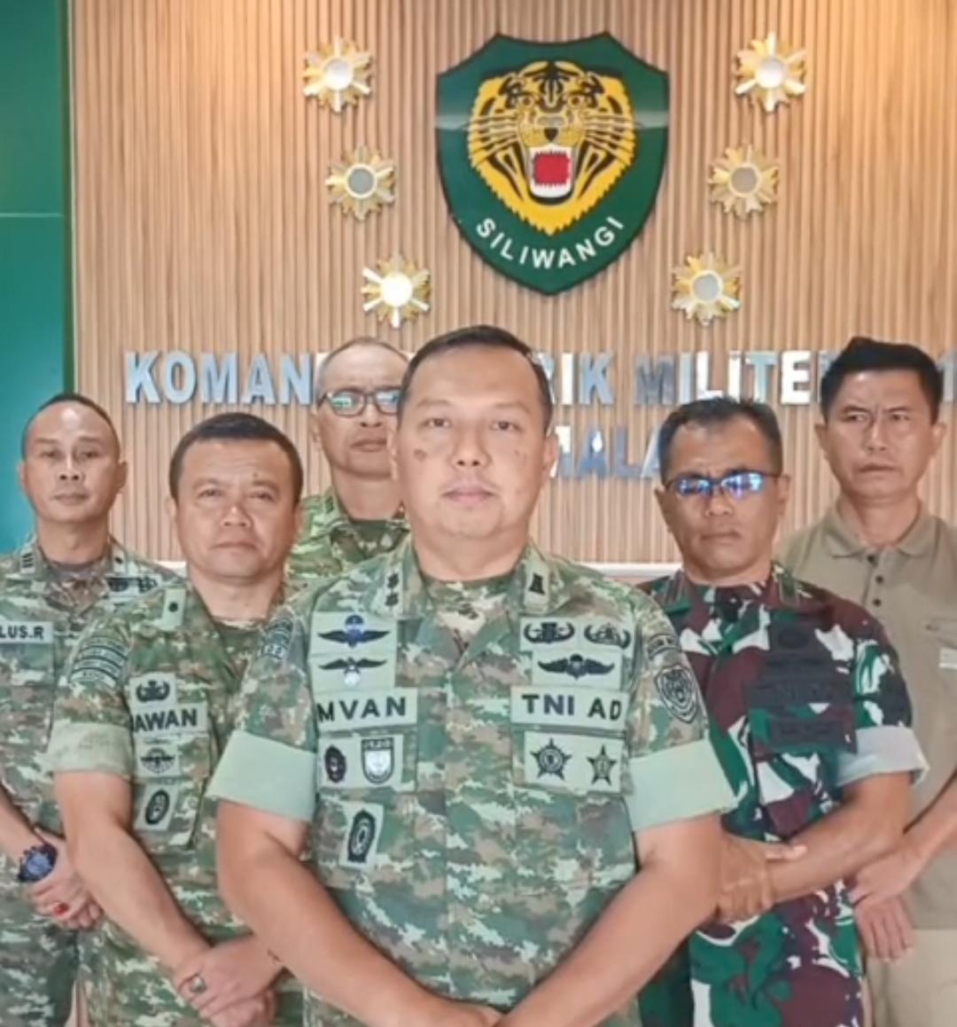 Dandim 0612 Tasikmalaya Bantah Hoaks Video Viral Darurat Agraria Karangjaya