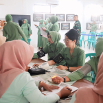 350 Anggota Persit Kodim 0612 Tasikmalaya Ikuti Pemeriksaan Kesehatan dan Deteksi Dini Kanker