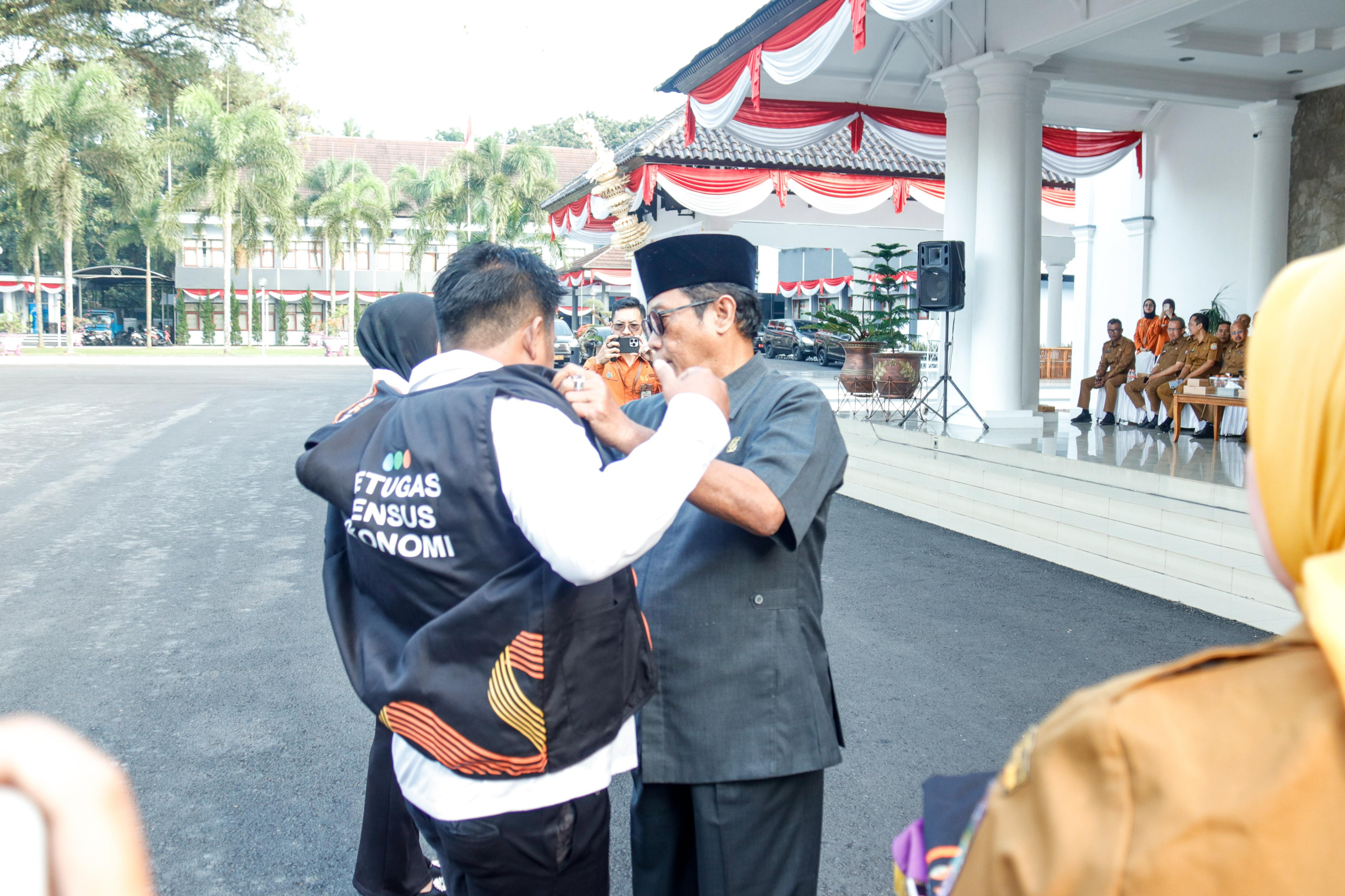 Pemkab Ciamis Resmi Canangkan Sensus Ekonomi 2026, Ribuan Petugas Siap Data Potensi Usaha Warga