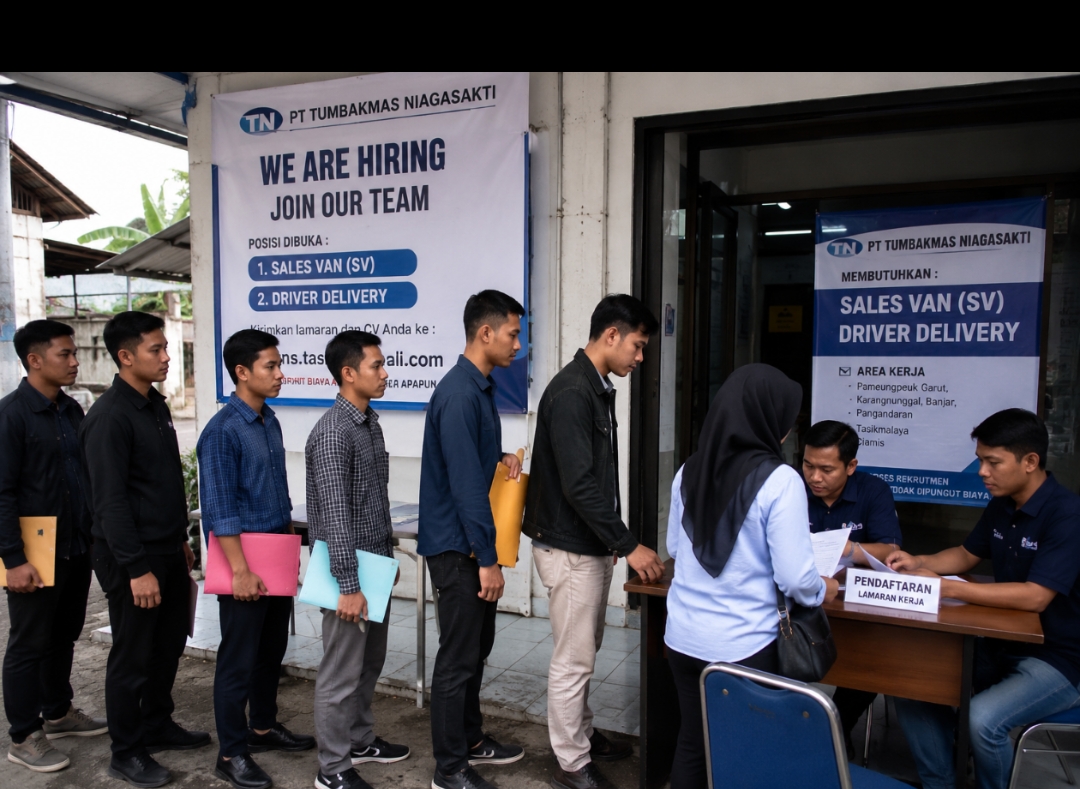 PT Tumbakmas Niagasakti Buka Lowongan Sales dan Driver Delivery