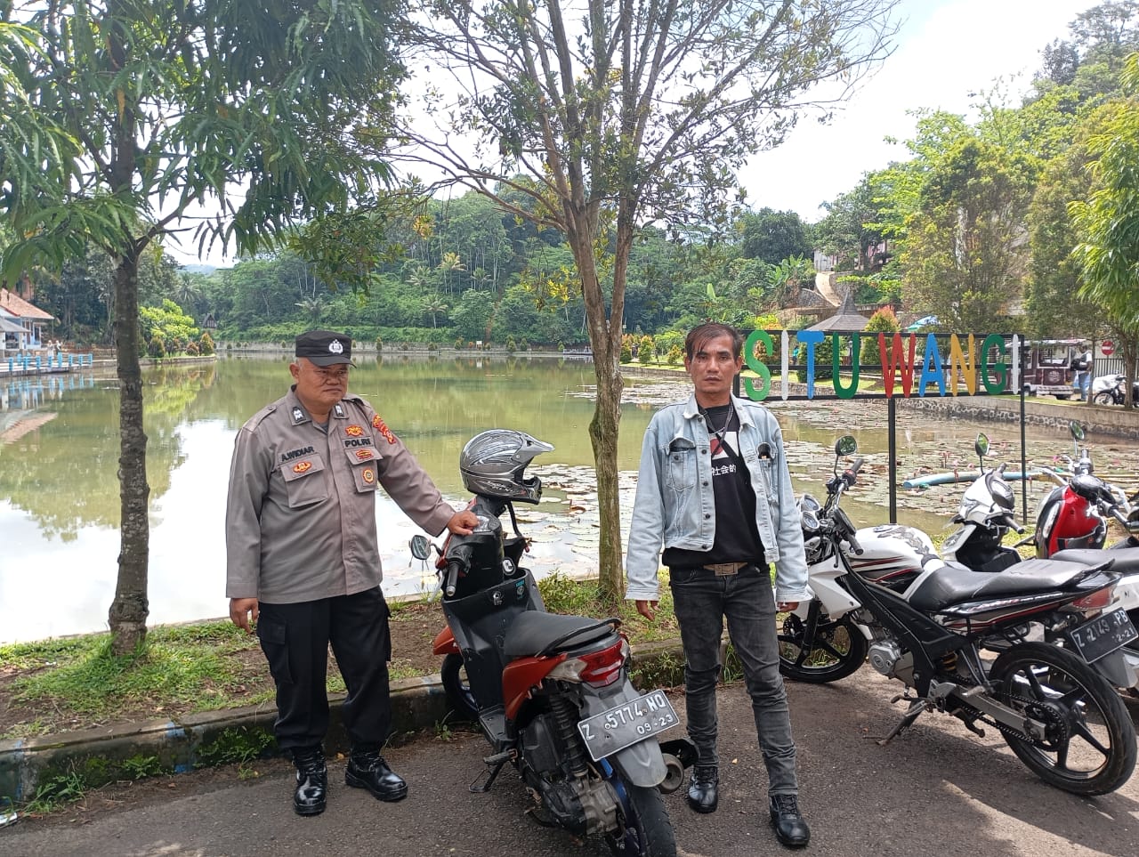Saat Warga Beraktivitas, Patroli Polsek Kawali Menyisir Sudut-Sudut Ciamis