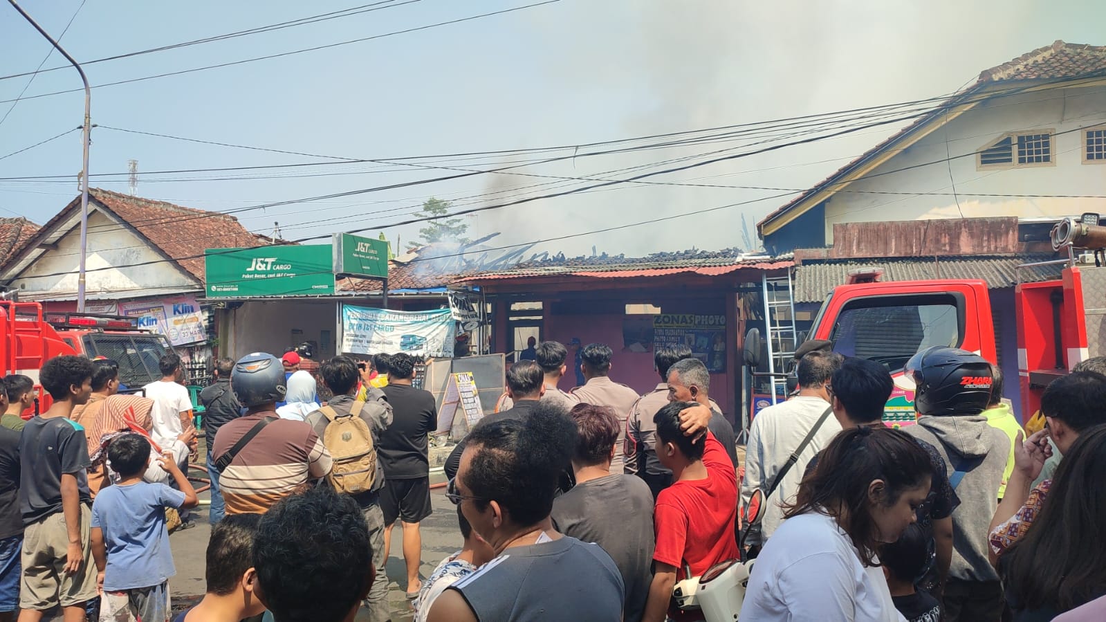 Kebakaran Pakuncen Ciamis Hanguskan Rumah dan Tiga Tempat Usaha