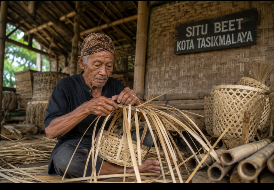 Krisis Pewaris Anyaman Bambu Situ Beet, Kibar Budaya 2026 Jadi Ikhtiar Menyelamatkan Warisan Tasikmalaya